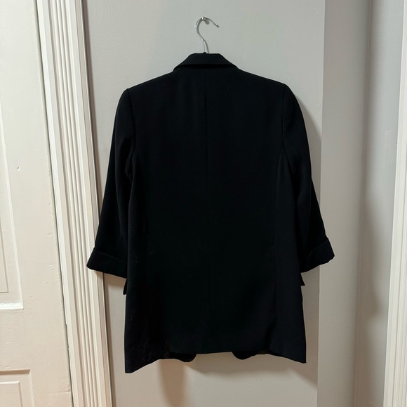 Zara - Black Blazer with Pearl Cuff - Picture 2 of 4